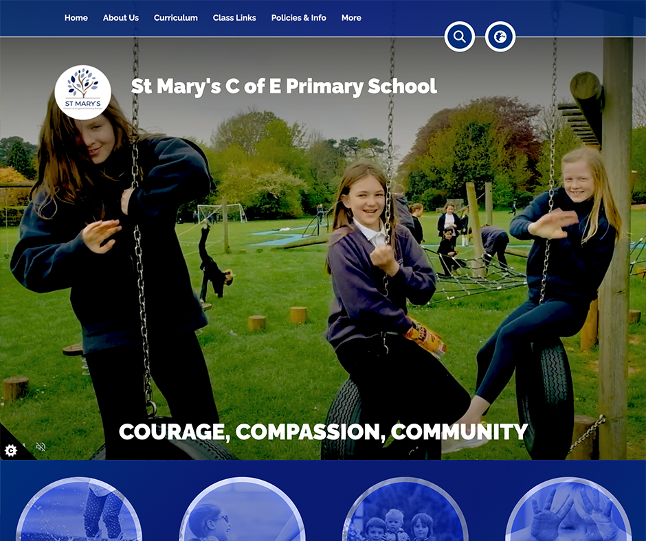 St Marys C of E Primary School Boston Spa, Navy Website