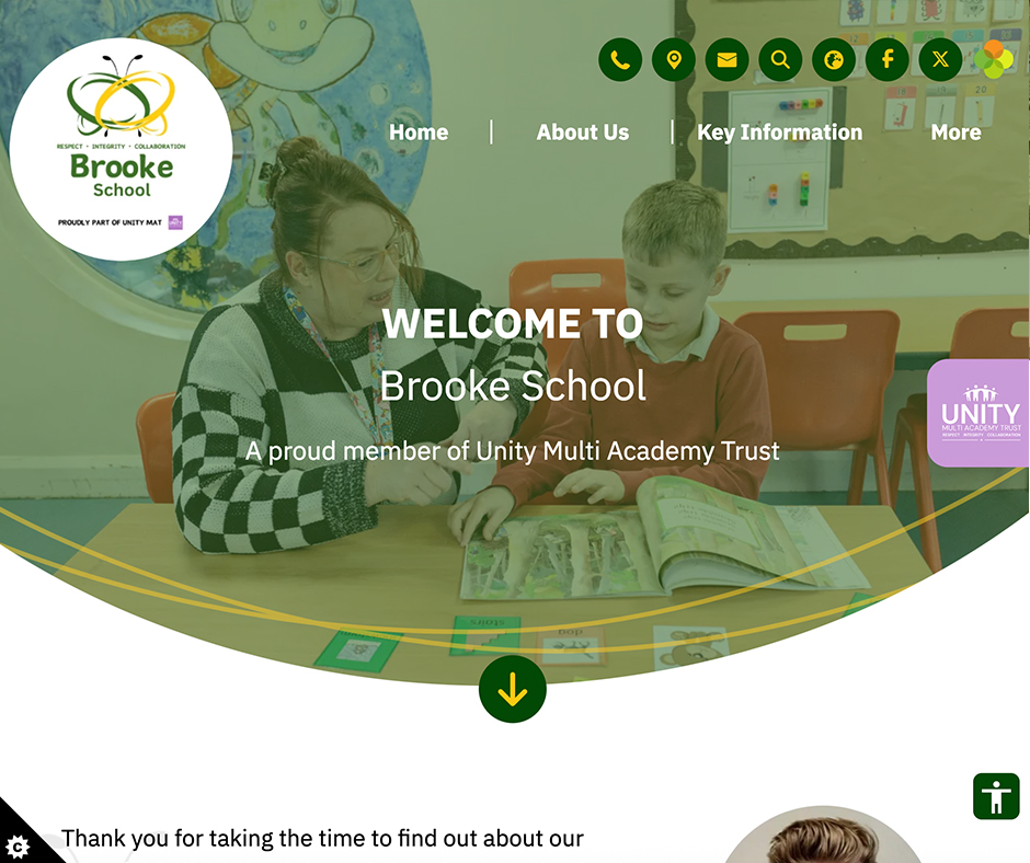 Trust Primary School Website Design