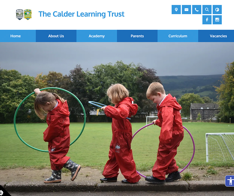 Calder Learning Trust West Yorkshire Multi Academy Trust Website Design