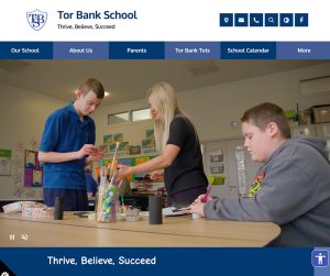 Tor Bank SEN Special School Nay White Website Design