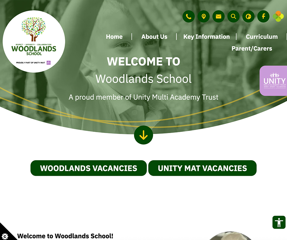 Trust Primary School Website Design