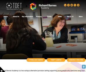 Richard Barnes Academy Specialist School Peterborough Website Design