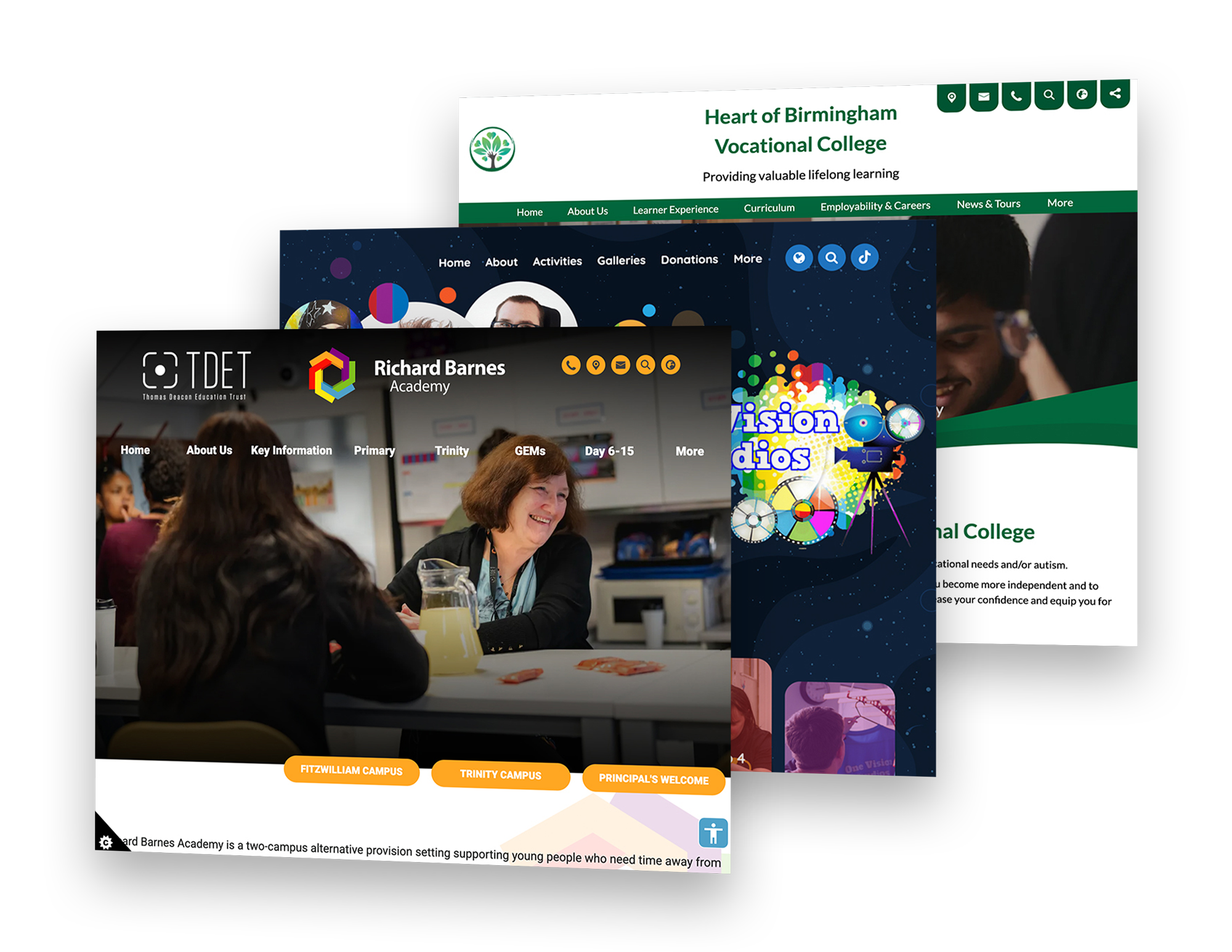 Alternative Provision School Web Design