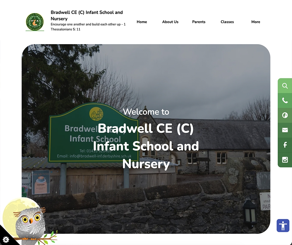 Bradwell CE nursery and Primary School Web Design