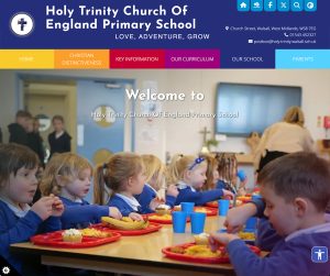 Holy Trinity Church Of England Primary School Templated Website Design