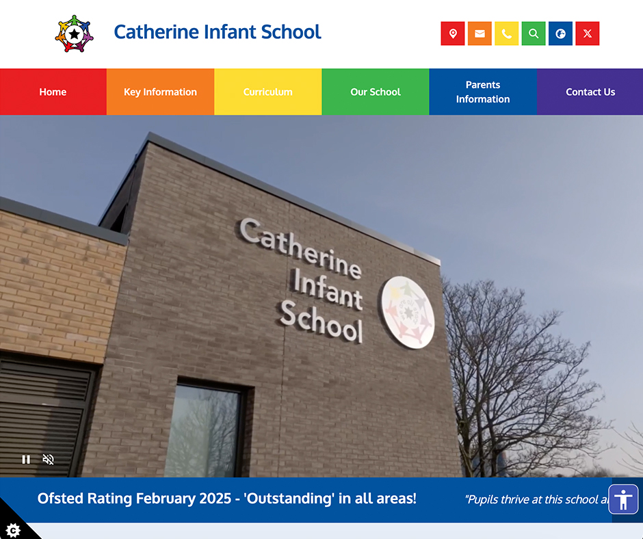 Catherine Infant School School Web Design