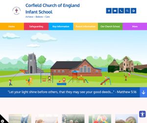Corfield Church of England Infant School Cartoon Primary School Web Design