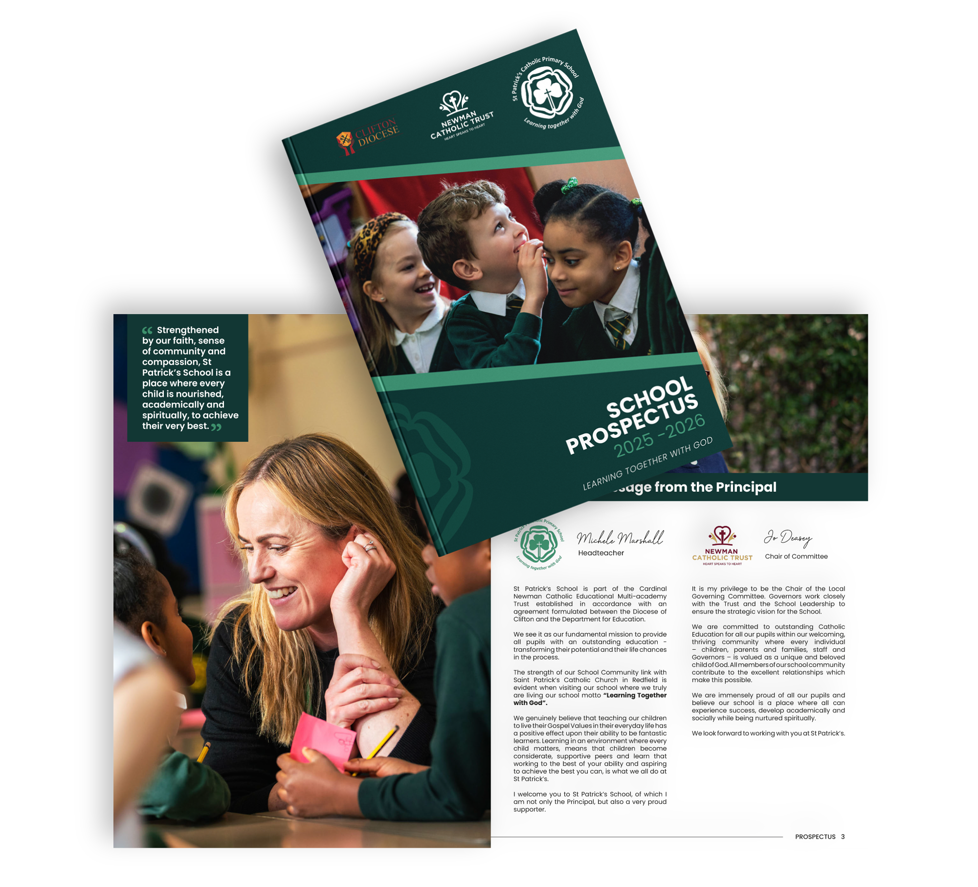 St Patricks School Prospectus Design and Print