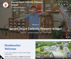 Sacred Heart Catholic Primary School Blue Leeds Primary School Website Design