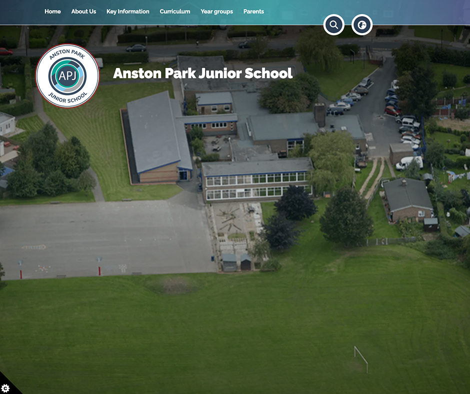 Anston Park Junior School trust School Web design