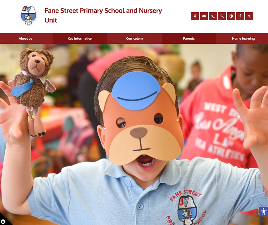 Fane Street Primary School and Nursery Unit School Web Design