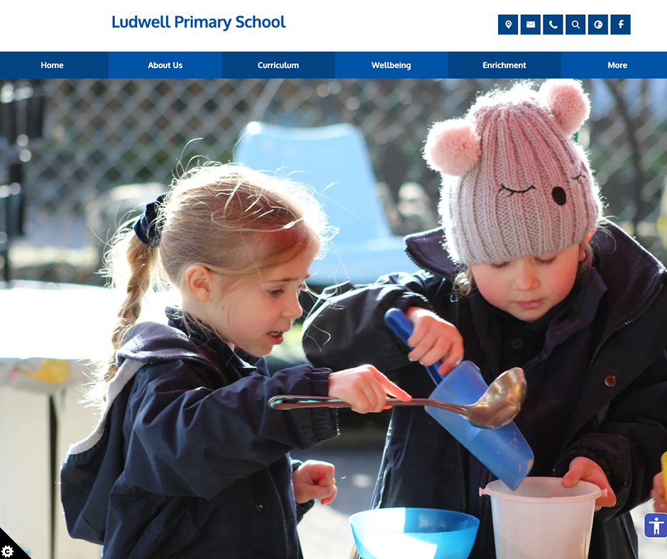 Ludwell Primary School Templated school web design