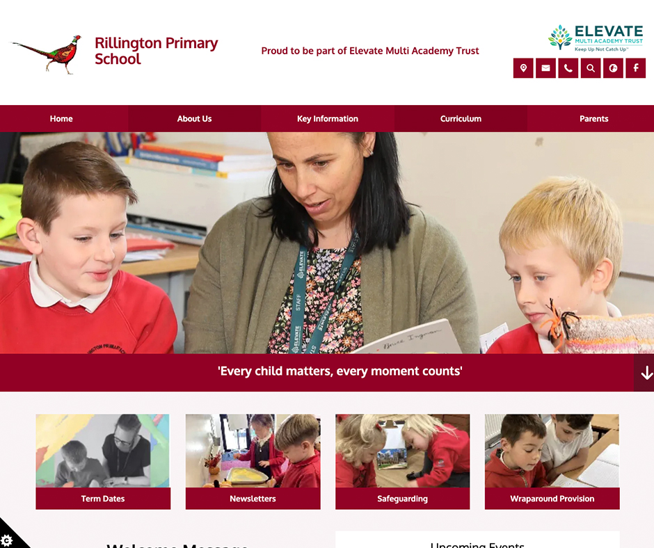 Rillington Primary Acaemy apart of the Elevate Multi Academy Trust