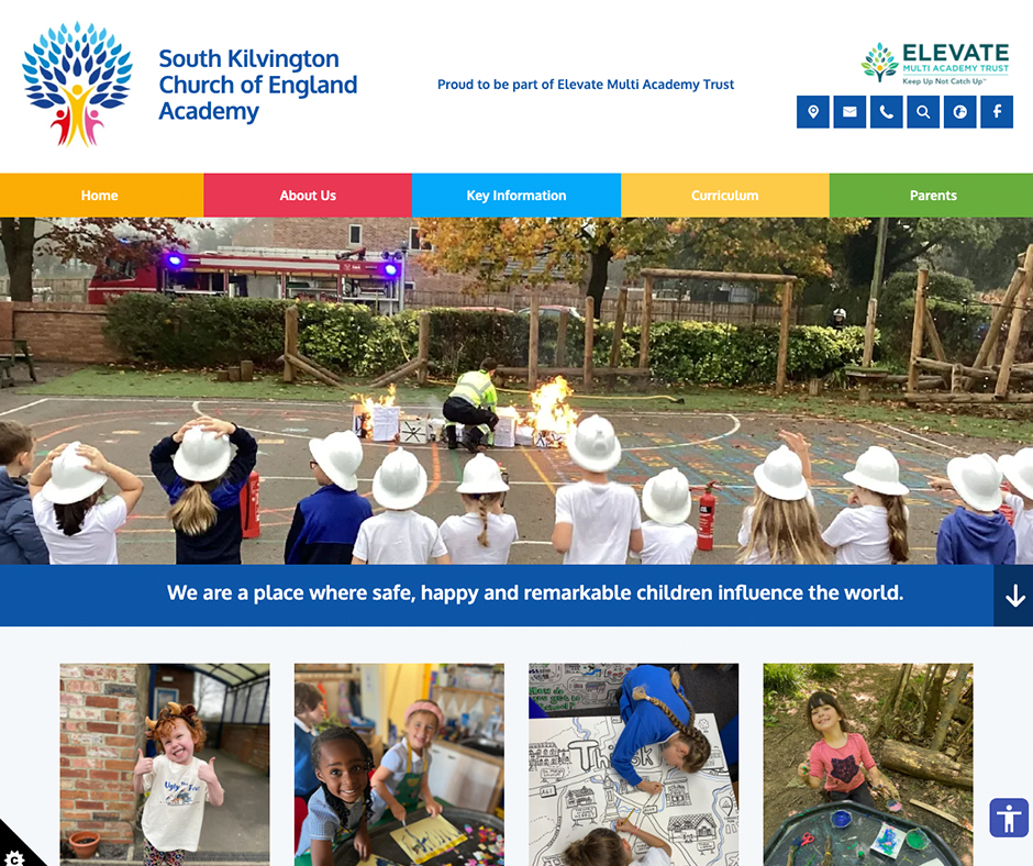 South Kilvington Church of England Academy Elevate Multi Academy Trust School Web Design