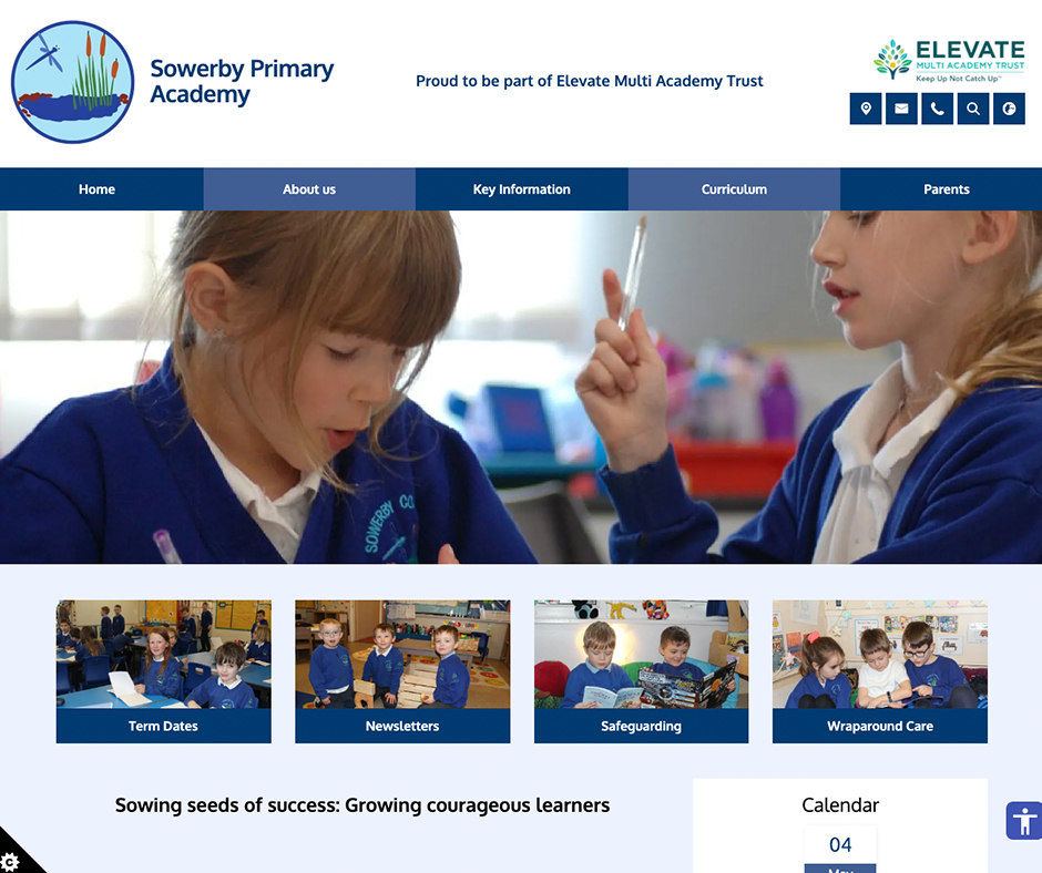 Primary School website Design