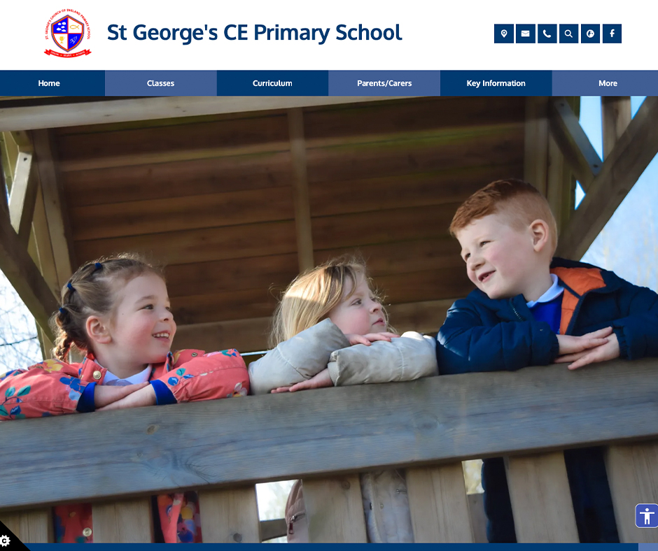 St Georges CE Primary School School Web Design