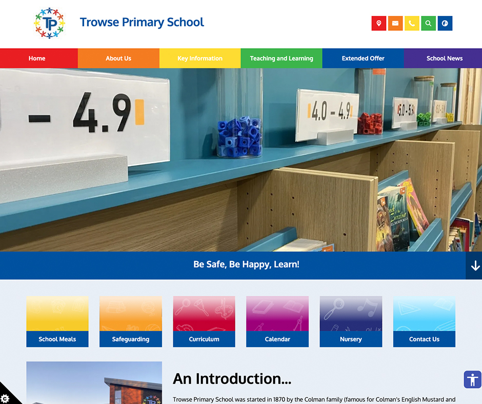 Norfolk Primary School Website Design