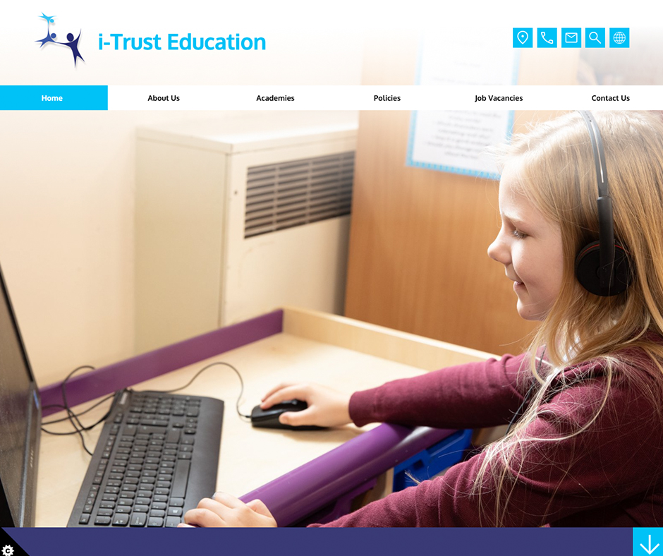 i-Trust Education School MAT Website Design