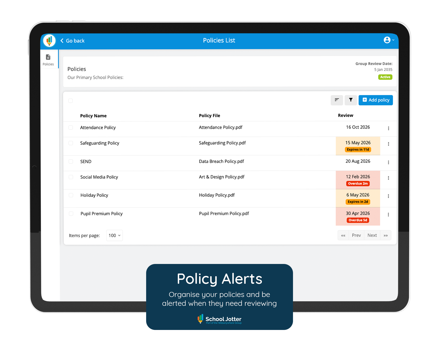 CMS-Policy-Alerts-ipad-mockup CMS Policy Alerts for School CMS