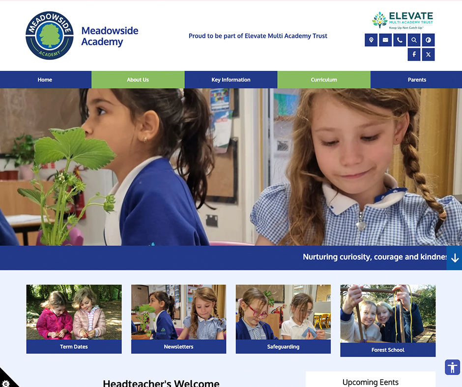 Meadowside Academy Primary School School web design