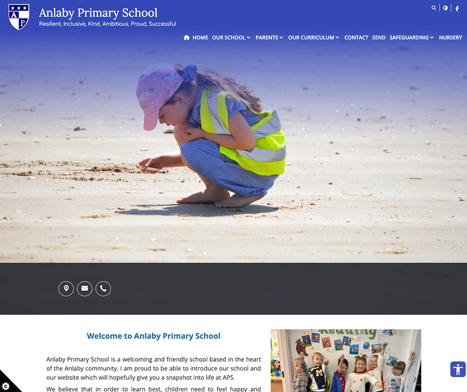 Anlaby Primary School School Website template