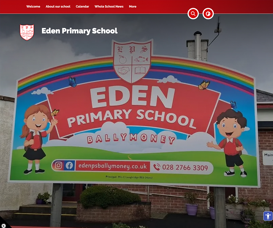 Eden Primary School Maple School Website Template