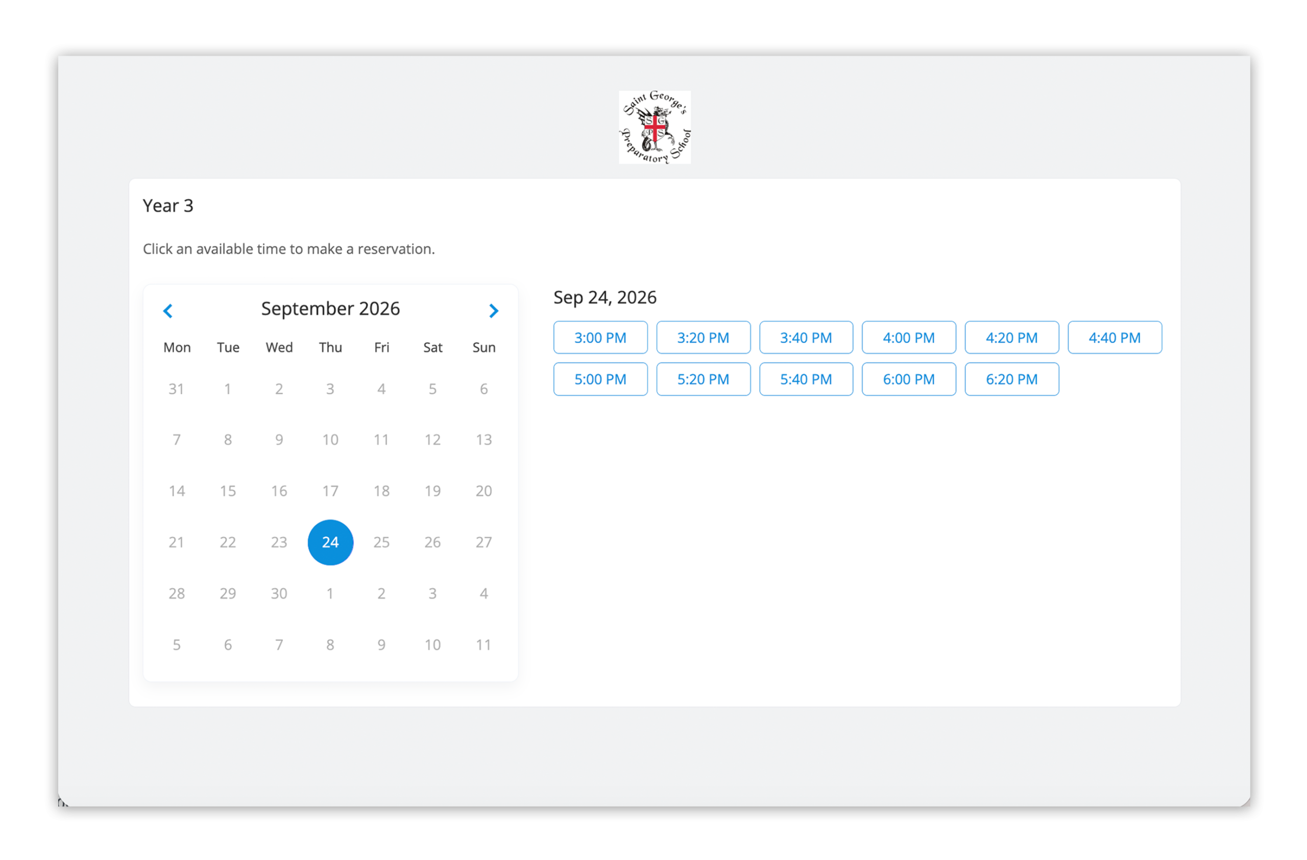 Parents-Evening-front-facing-calendar-view