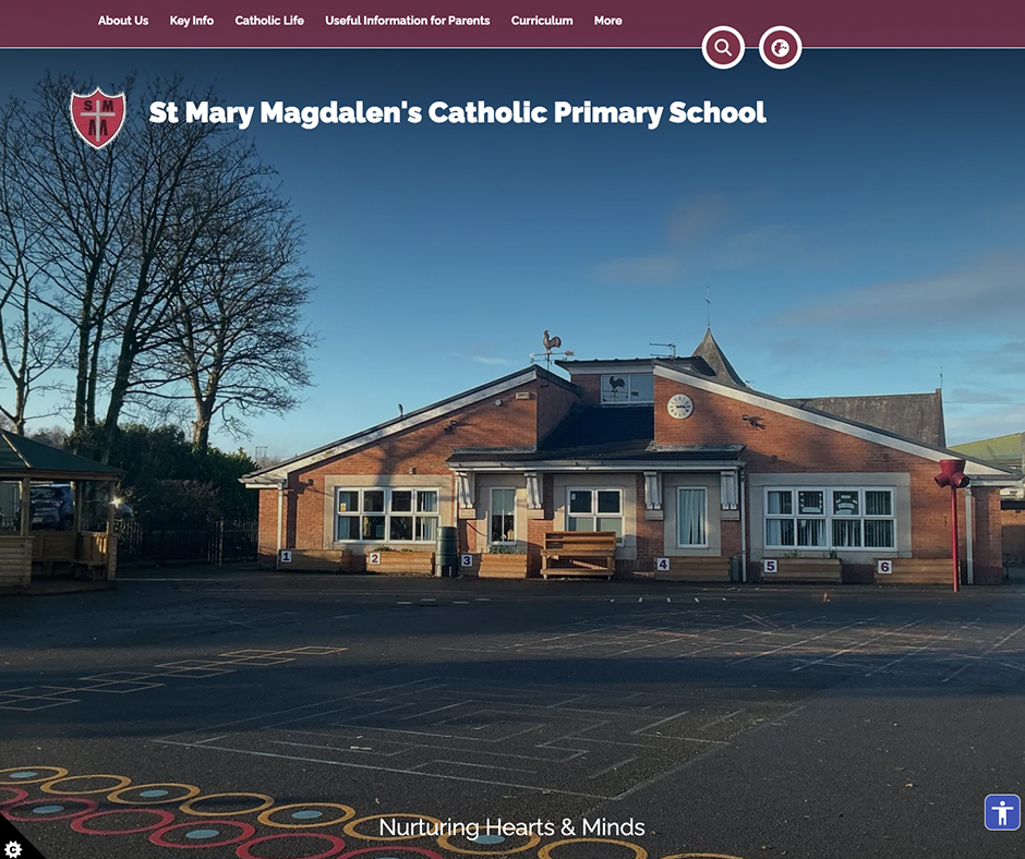 St Mary Magdalen's Catholic Primary School Burgundy Primary School Web Design
