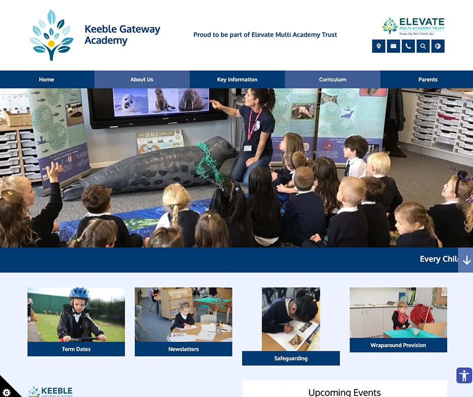Elevate Multi Academy Trust School Web Design