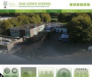 Oak Lodge Special school Green White School Web Design